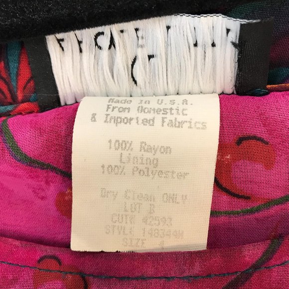 Carole Little Oversized Silky Rayon Floral Blouse - Picture 4 of 6